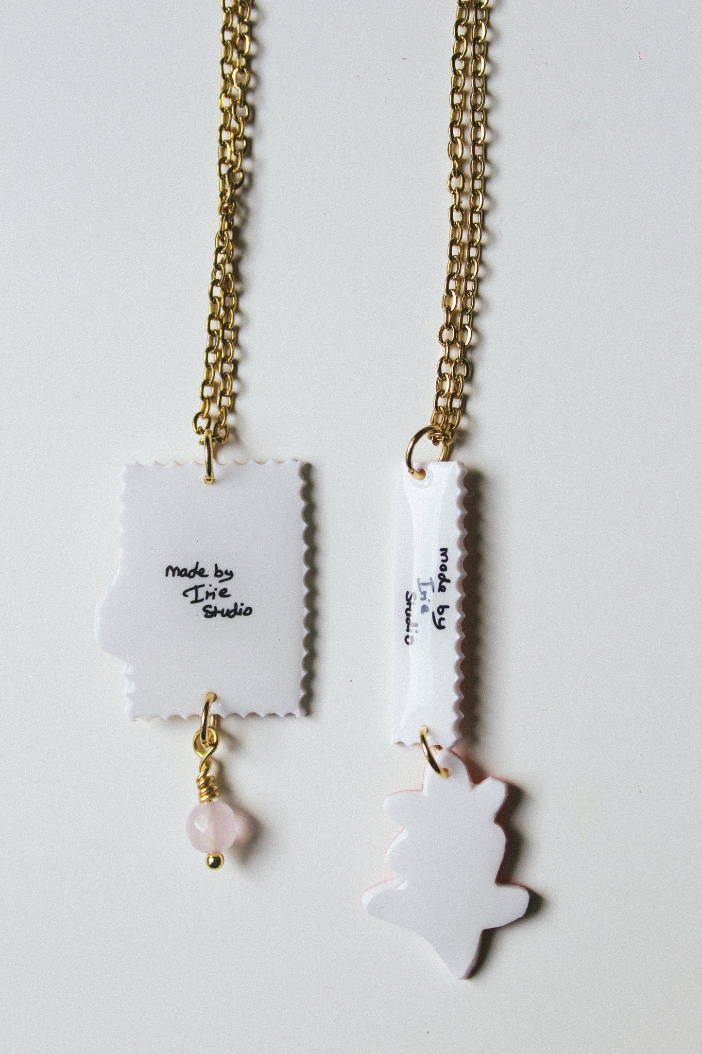 Customisable Hibiscus Stamp Necklace