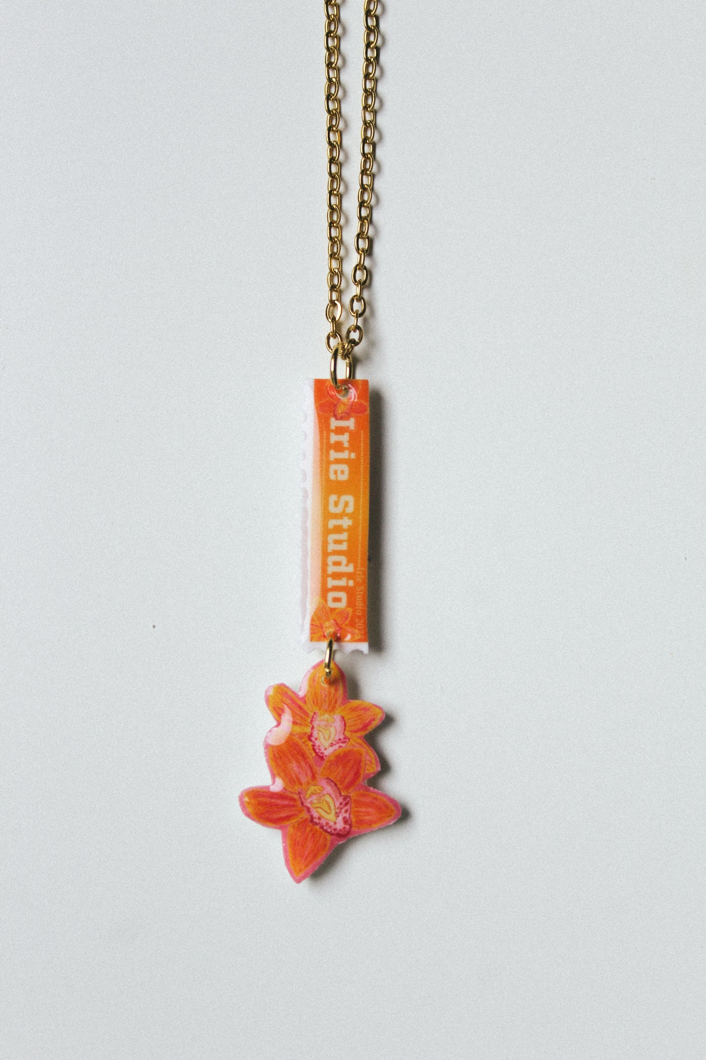 Customisable Flower Stamp Necklace