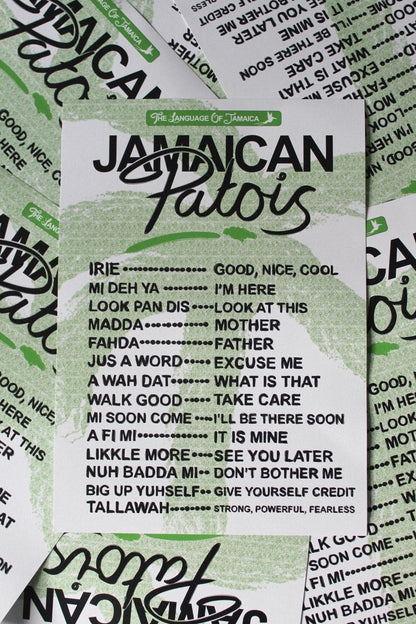 Digital Download- Jamaican Patois Print