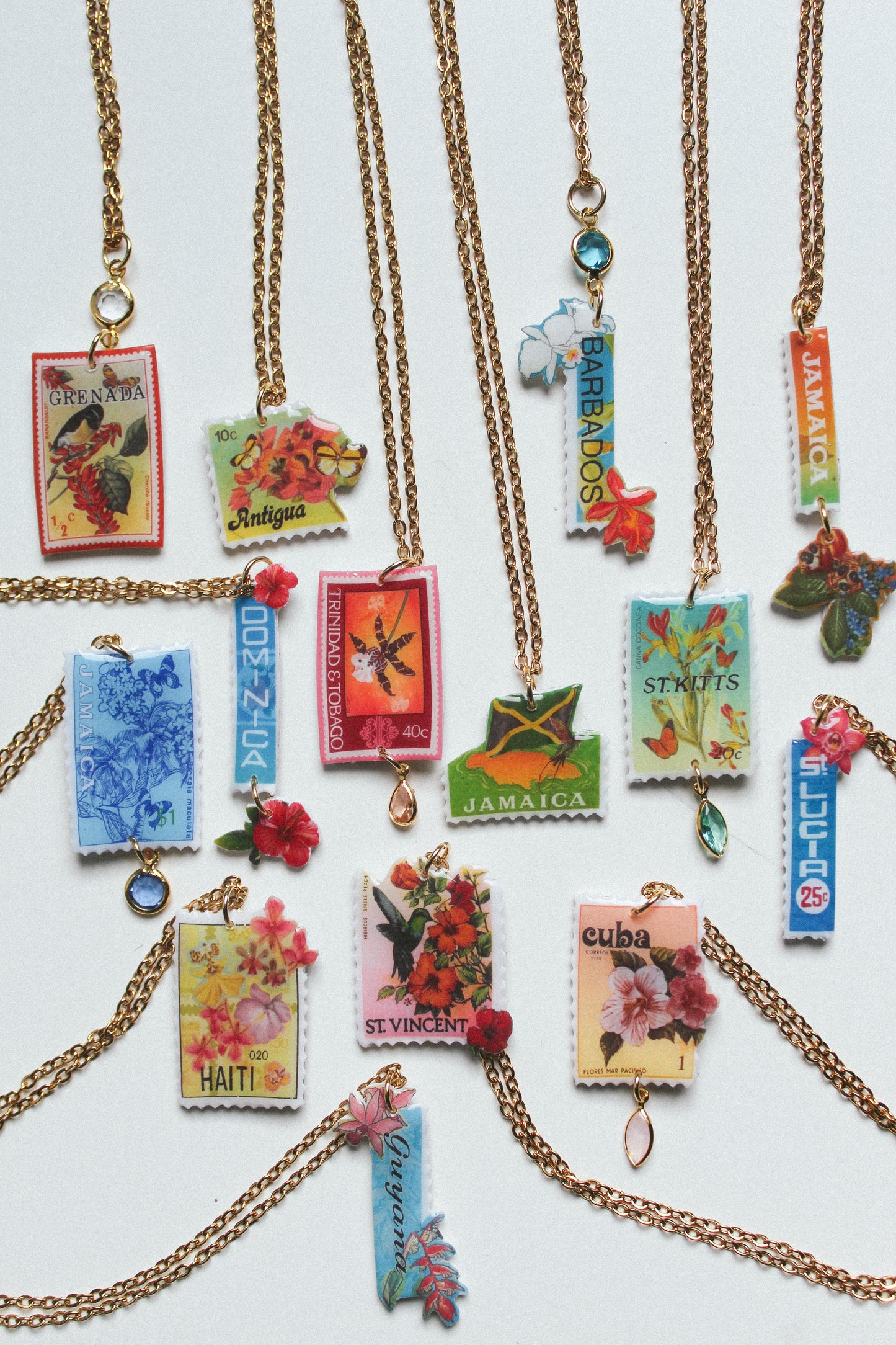 Jamaica Ackee Stamp Necklace