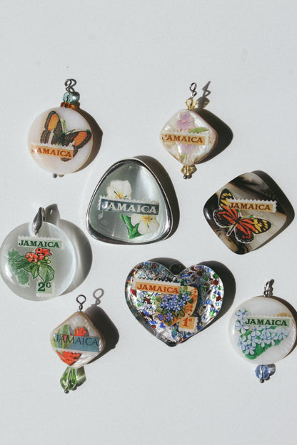 One Of A Kind Jamaica Stamp Charm