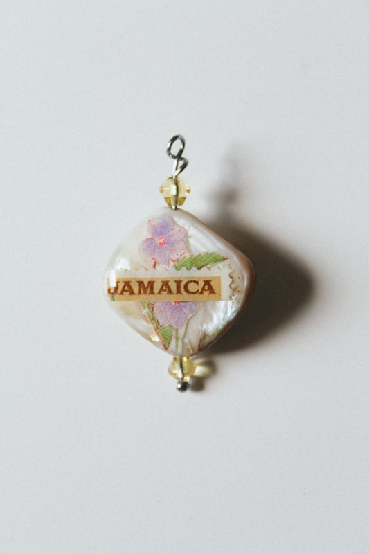 One Of A Kind Jamaica Stamp Charm