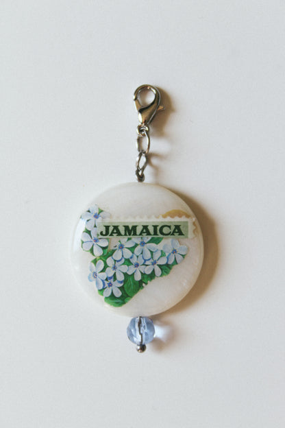 One Of A Kind Jamaica Stamp Charm