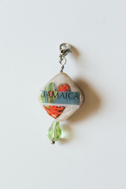 One Of A Kind Jamaica Stamp Necklace